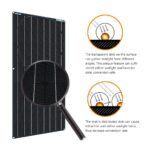 120W 240W Flexible Solar Panel kit Photovoltaic Module Solar Power Charger for Yacht Motorhome Car Boat Caravan 12v Battery 4