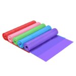 Yoga Pilates Stretch Resistance Band Exercise Fitness Band Training Elastic Exercise Fitness Rubber 150cm natural rubber Gym 6