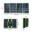 XINPUGUANG portable foldable photovoltaic solar panel folding 40w 60W 80W 100W 150W fotovoltaic panel Kit battery phone charger 7