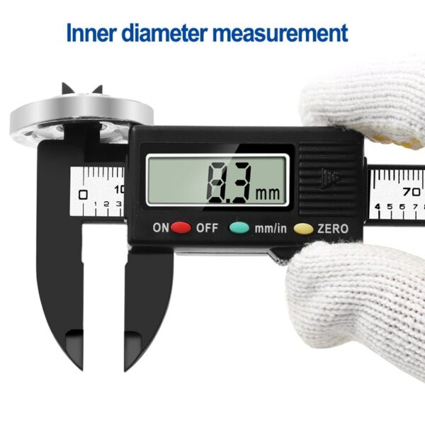 Digital Vernier Caliper LCD Electronic  Altimeter Micrometer Measuring  Tool  Plastic Ruler 0-150mm 0-100mm 6-inch 2