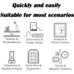 Keyhole Companion Marks Slot Locations On Wall Cabinet Without Measuring Reusable Tool For Objects With Built-in Or Added Slots 6