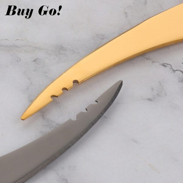 Stainless Steel Shrimp Line Knife Lobster Fish Cleaning Shrimp Intestines Cutting Knife Open Shrimp Back Practical Seafood Tool 3