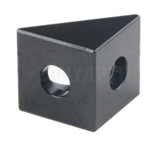 1pcs V-slot Black Angle Corner Connector 90 Degree Angle Bracket For Openbuilds Cnc Mill 3d Printer Diy Parts 2