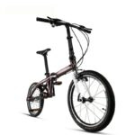 TDJDC D20, 20" 3 Gear No-Chain Folding Road Bike, Sport Bicycle, Shaft Drive Bike, Light Weight Aluminum Alloy Frame 2