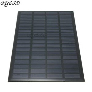2.5W 18V Solar Panel 0-138mA Polycrystalline Silicon 194*120mm For Solar Electric Toys DIY Mini Fans Charging 2