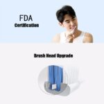 Suitable Brush Head 4PCS/Set Clean For DR. BEI C1 Series Electric Toothbrush Oral Care Teeth Toothbrush Floss Action Brush Heads 2