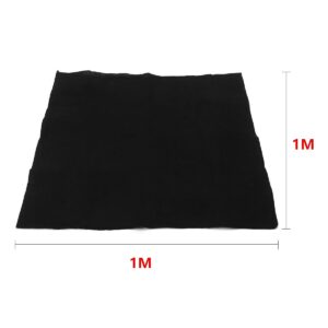 1m x 1m Thickness 3mm Home Fabric Black Air Conditioner Activated Carbon HEPA Air Purifiers Accessories Purifier Filter Fabric 2