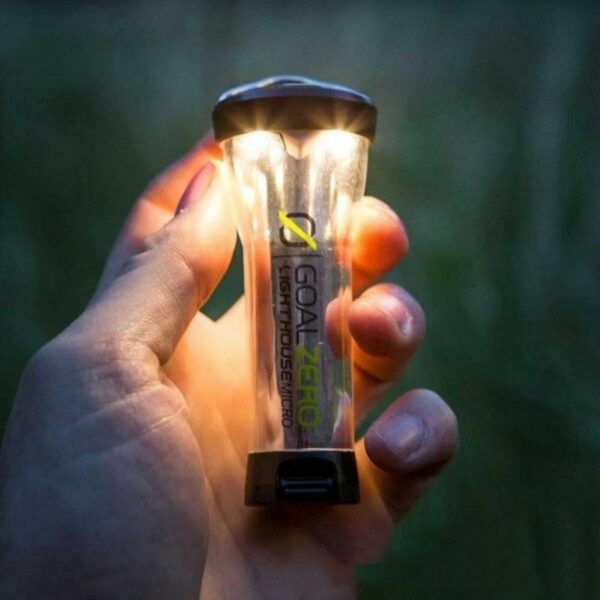 2600mAh Goal Zero Lighthouse Micro Flash Camping Lighting Emergency Mini LED Lighthouse Transfer USB Rechargeable Flashlight 2