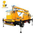 120HP 18m Isolated Basket Crane High Altitude Working Truck 3