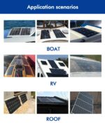 Flexible Solar Panel 100w 200w 300w 400w 500w 600w 1000w for RV Boat Car Home 12V 24V Battery Charger 5
