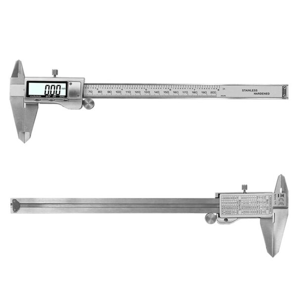8inch Large LCD Screen Smooth-gliding Durable Stainless Steel Digital Caliper 0-200mm Electronic Digital caliper 6