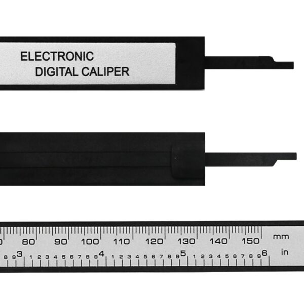 Carbon Fiber Composite 6 inch 0-150mm Vernier Digital Electronic Caliper Ruler 4