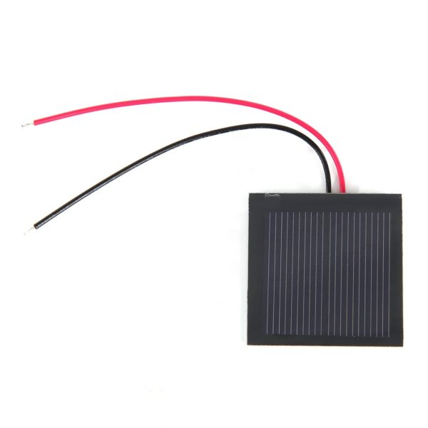 1V 200mA Mini Solar Panel Battery Polycrystalline Silicon Solar Cell +Cable/Wire 40x40mm 0.2W DIY for Solar Toy 4