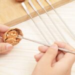 5pcs Seafood Lobster Crab Needle Multifunction Crab Leg Crackers Tools Stainless Steel Seafood Nut Forks Spoon Kitchen Gadgets 6