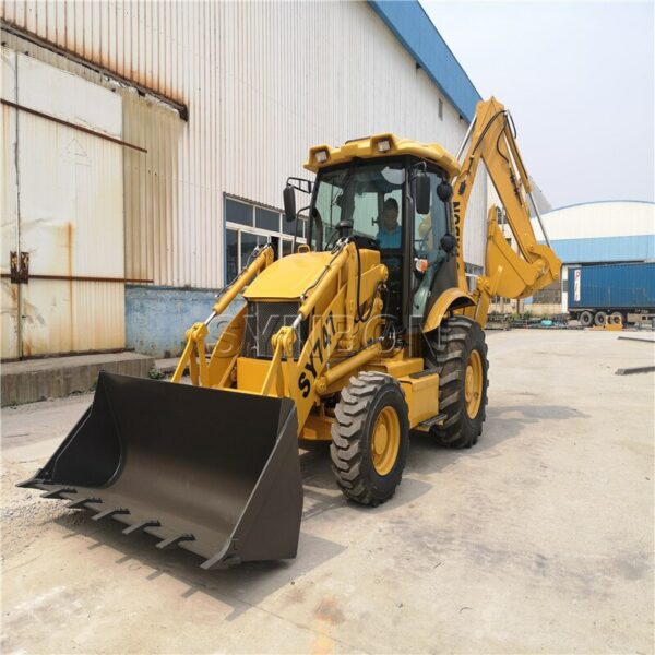 SY747 Backhoe Loader Excavator Bucket  Hydraulic Control  Farm Garden Machine 3