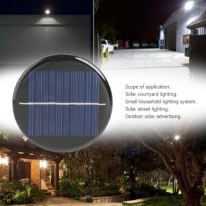 1/2Pcs 60/150mm Round Solar Panel Board DIY Power Bank Battery Cell Charger Lamp Panel Charging  Mini Solar System Board 1
