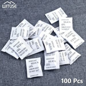 50/100/200 PC Non-Toxic Silica Gel Desiccant Kitchen Room Living Room Moisture Damp Absorber Dehumidifier For Home Accessories 2