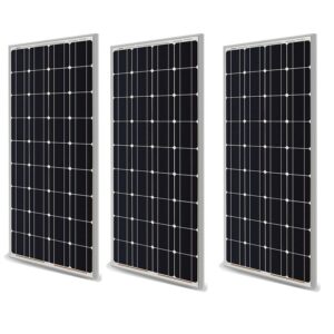 Solar Panels 300W 200W 100W 12V 24V 36V Battery System Charger With Mono crystalline Solar Cell 36pcs 1