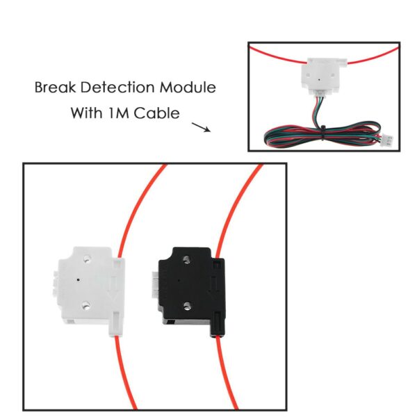 3D Printer Filament Break Detection Module With 1M Cable Run-out Sensor Material Runout Detector For Ender 3 CR10 3D Printer 1