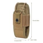 1000D Tactical Molle Radio Walkie Talkie Pouch Waist Bag Holder Pocket Portable Interphone Holster Carry Bag for Hunting Camping 4