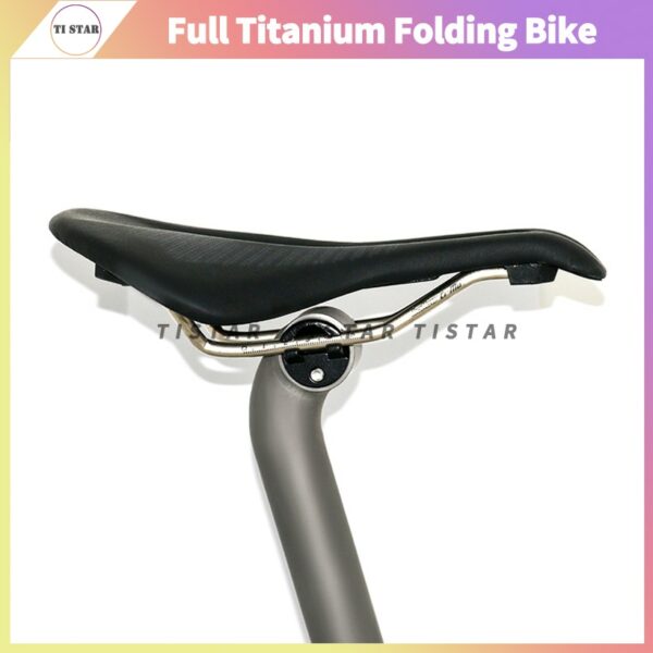 Titanium Folding Bike for Brompton External 6-speed V Brake Full Ti Frame Superlight Bicycle Can Customize CHPT3 4