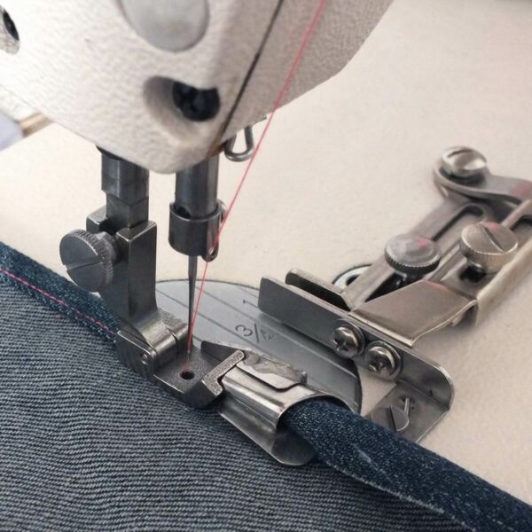 Spring Type Swing Hemmer for Industrial Sewing Machine Parts Apparel Crimping Presser Foot Thick Material Crimping Folder Binder 1