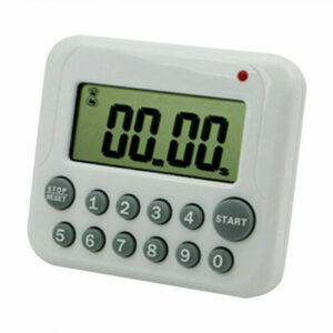 Kitchen LED Digital Screen Timer Gray Button Strictly Control Cooking Baking Time One Minute Countdown Reminder Timer 1