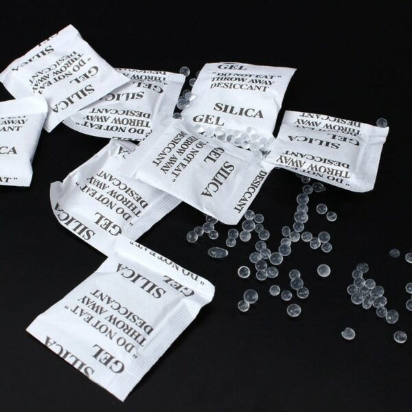 50 Packs Non-toxic Silica Gel Desiccant Damp Moisture Absorber Dehumidifier for Room Kitchen Clothes Food Storage 400ml 4