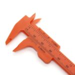80mm Plastic Vernier Caliper Double Scale Measuring Millimeter/Inches Sliding Micrometer Student Mini Ruler DIY Model Dropship 6