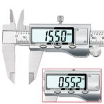TON09 6-Inch 150mm Stainless Steel Electronic Digital Vernier Caliper Metal Micrometer Measuring 2
