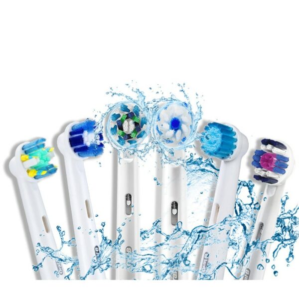 Original Oral B Replacement Brush Heads for Oral-B Rotating Electric Toothbrush Genuine Teeth Whitening Soft Bristle Refills 4