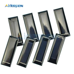 10Pcs/lot 0.5V 100ma Solar Panel Mini Solar System DIY Module For Battery Cell Phone Chargers Portable Solar Cell 1