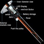 6-Inch 0-150mm digital calipers Stainless Steel Electronic Digital Vernier Caliper Metal Micrometer Measuring tool 6