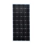 100w Monocrystalline cell solar panel module Tempered glass Aluminum frame for 12v battery RV/car/marine/boat light power charge 2