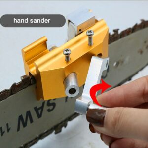 Portable Chain Saw Sharpener Manual Chainsaw Sharpening Jig Grinding Abrasive Tool Machinery Chain Saw Drill Sharpen Tools 2