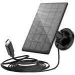 Solar Panel Wireless Outdoor Solar Security Camera Waterproof Solar Panel with Android Port Cable 1