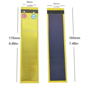 5 pcs Thin Film Solar Panel Cell Small flexible Battery Fotowoltaiczne Kids Science Placa Fotovoltaica panneau solaire 0.5W1.5V 2