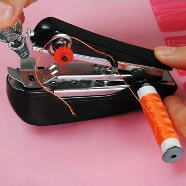 New Mini Sewing Machines Needlework Cordless Hand-Held Clothes Useful Portable Manual Sewing Machines Handwork Tools Accessories 3