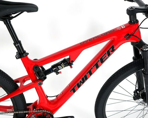 TWITTER Bicycle OVERLORD M6100-12S Full Suspension Carbon Fiber Mountain Bike Disc Brake XC Off-Road Mountain Bike 27.5/29 mtb 6