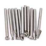 6/20pcs/Set 3mm Wood Drill Bit Nozzles for Dremel Attachments HSS Stainless Steel Wood Carving Tools Set Woodworking 5