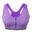 M-4XL Women Front Zipper Closure Push Up Bras Shockproof Fitness Vest Removable Padded Wireless Tops Sports Tops Lady Bra 9