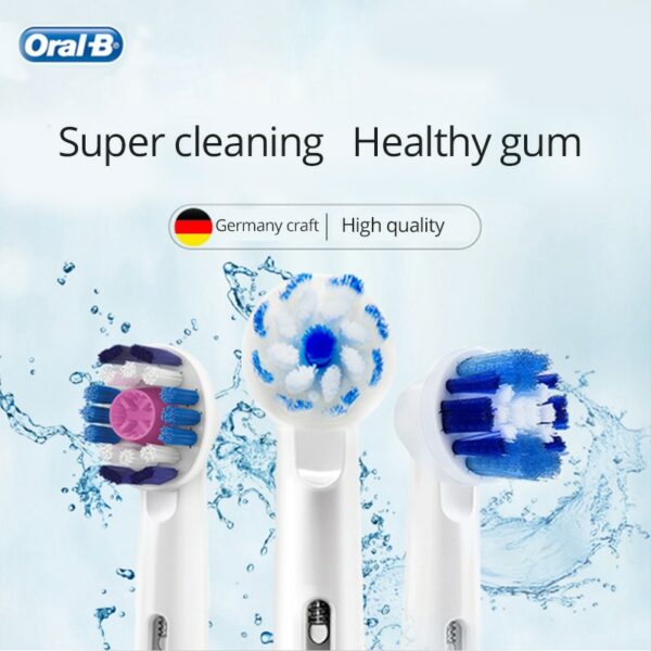 Original Oral B Replacement Brush Heads for Oral-B Rotating Electric Toothbrush Genuine Teeth Whitening Soft Bristle Refills 2