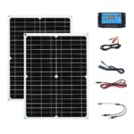 BOGUANG 5v 18V solar panel 25w 50w battery 12 volt portable monocrystalline cell solar plate usb charger mobile car battery 1