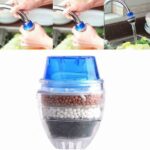 Water Filter 5 Layers Activated Carbon Water Purifier Kitchen Tap Filter Bathroom Faucet Filter Purification Tool for Home Use 6