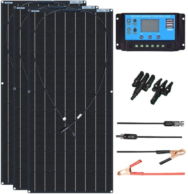 BOGUANG solar panel kit complete 120w 240w 360w 480w 600w 720w solar paneler cell for 12V 24v battery home car Boat yacht 1