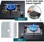 4pcs/set Gas Stove Protectors Cooker Cover Liner Clean Mat Pad Gas Stove Stovetop Protector for Kitchen Cookware Accessories 4
