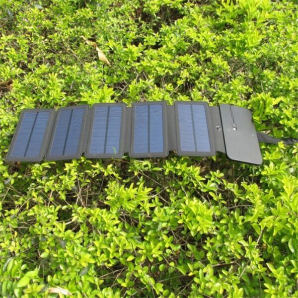 KERNUAP 20W Power Folding Solar Cells Charger Outdoor 5V 2.1A USB Output Devices Portable Solar Panels For Phone Charging 3