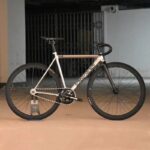 Fixed Gear Bike 48cm 52cm 56cm Single Speed Track Bicycle Aluminum Alloy Frame 40mm Wheel Carbon Customizable Fiber Fork 1