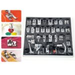 32pcs Sewing Tools Domestic Sewing Machine Presser Foot Feet Kit Set Sewing Machine Accessories Sewing Foot Crafts Apparel 1