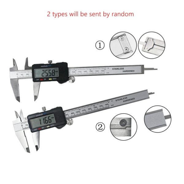 Electronic Vernier Caliper 150mm 200mm 300mm Digital Caliper Stainless Steel Ruler Gauge Micrometer LCD Measuring Tool 6